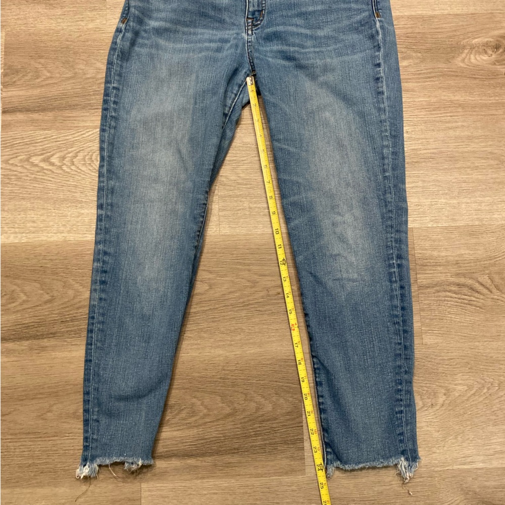 Madewell 9” High Rise Skinny Crop Blue Jeans Women’s 31 - Picture 6 of 8